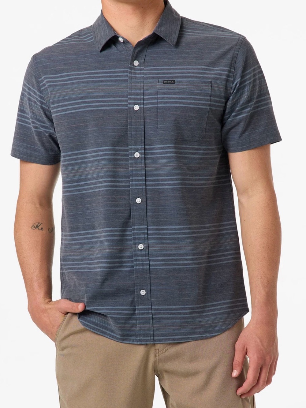 O'Neill Men's Traverse Stripe Standard Fit Shirt
